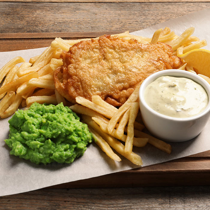 Dolphin Chip Shop food