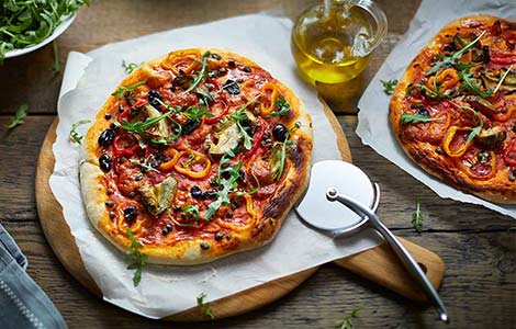 Dolphin Chip Shop Vegetarian Pizza